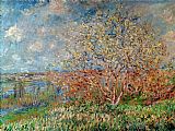 Claude Monet Spring 1880 painting